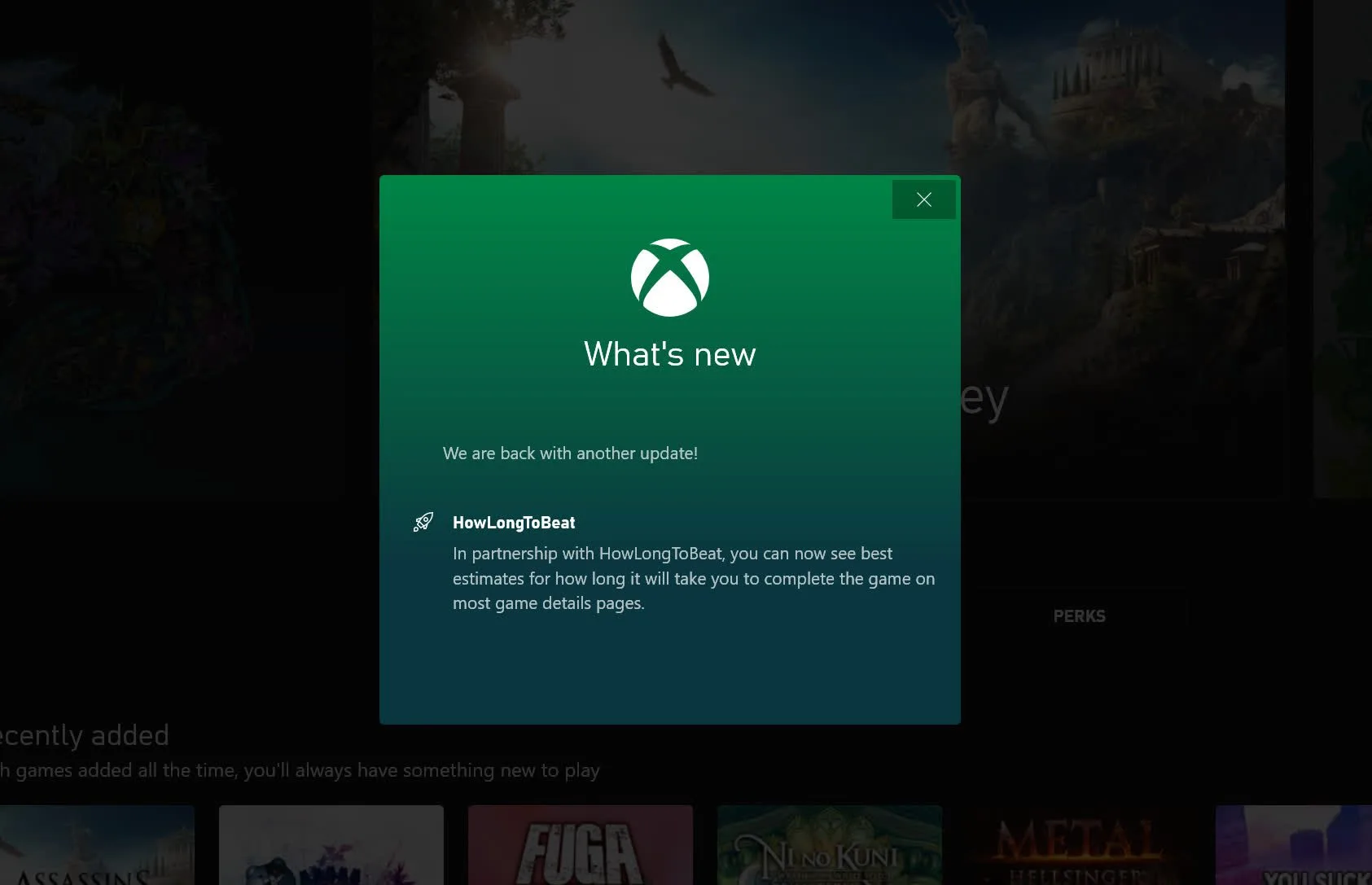微软与HowLongToBeat合作，为Xbox带来预估游戏时长显示