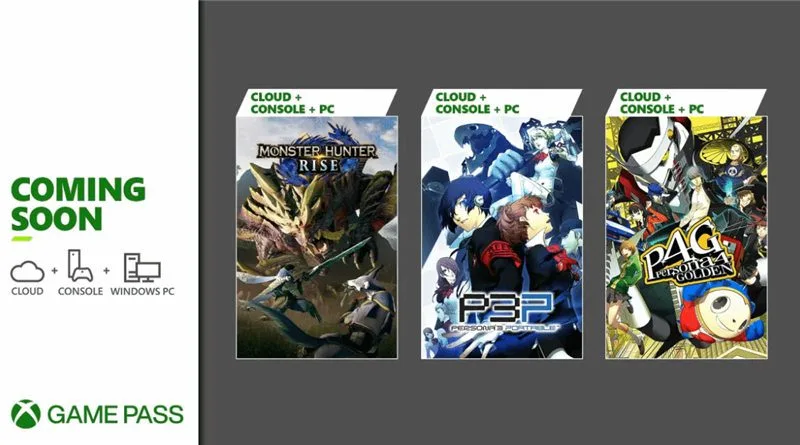 XGP公布2023年1月游戏阵容更新