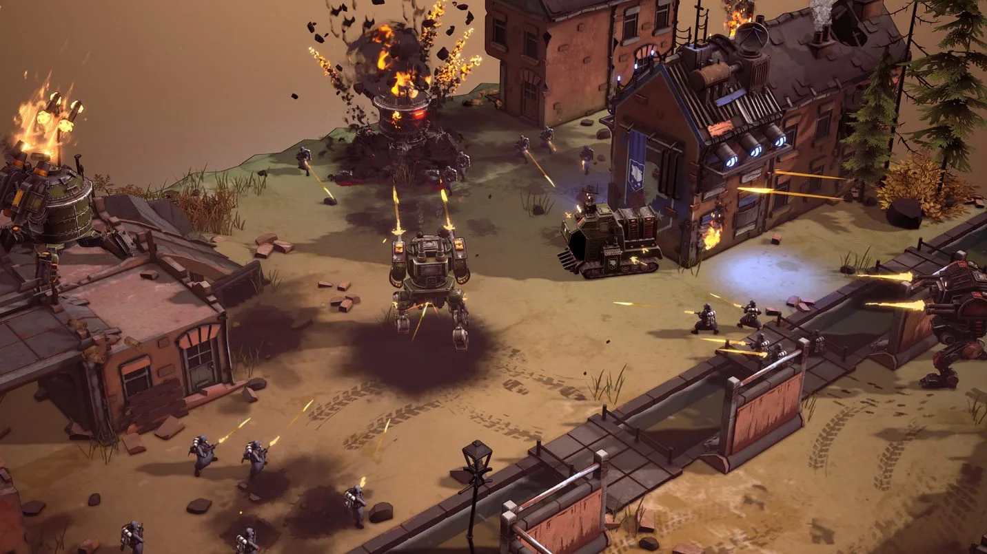 二战新即时战术肉鸽机甲游戏《铁锈风云》官宣